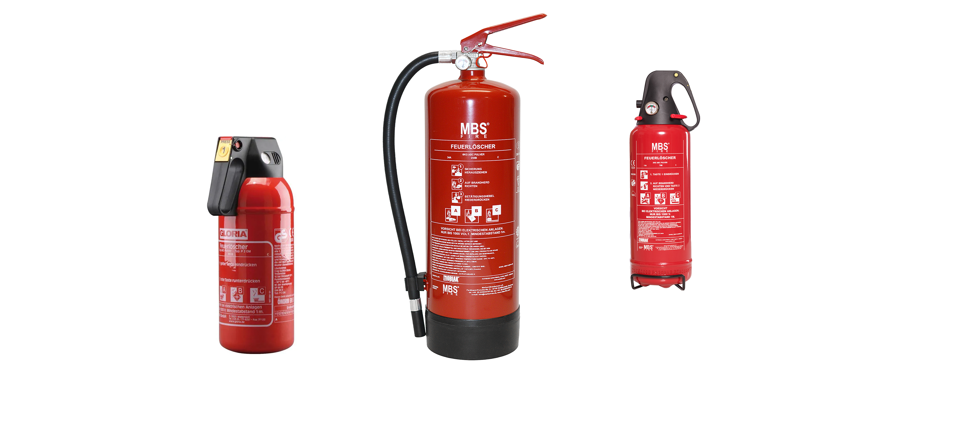 Pulver Feuerlöscher